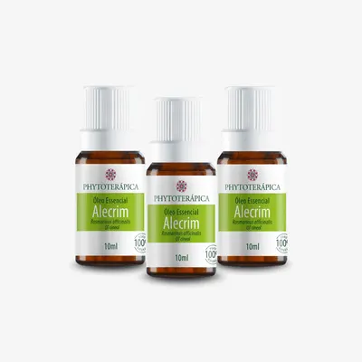 Kit com 3 frascos de Alecrim