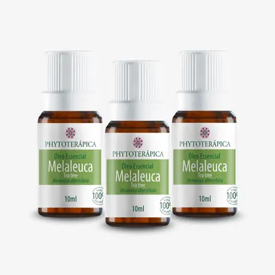 Kit com 3 frascos de Melaleuca